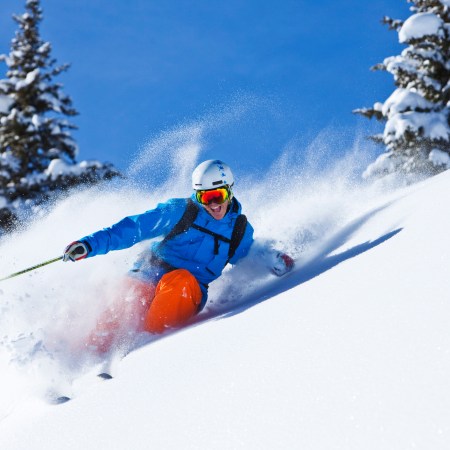 skiing