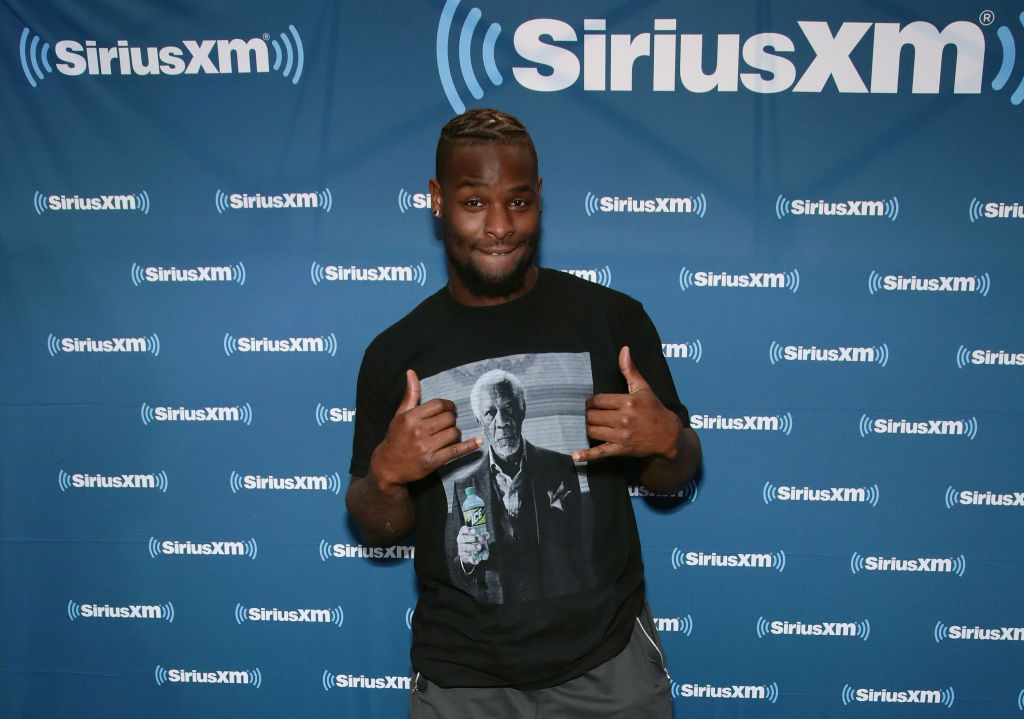 MINNEAPOLIS, MN - FEBRUARY 02:  Le'Veon Bell of the Pittsburgh Steelers attends SiriusXM at Super Bowl LII Radio Row at the Mall of America on February 2, 2018 in Bloomington, Minnesota.  (Photo by Cindy Ord/Getty Images for SiriusXM)
