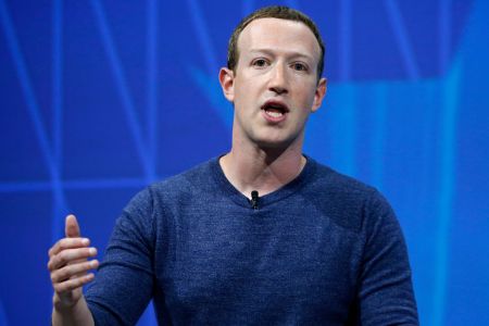 PARIS, FRANCE - MAY 24:  Facebook's founder and CEO Mark Zuckerberg speaks to participants during the Viva Technologie show at Parc des Expositions Porte de Versailles on May 24, 2018 in Paris, France. (Photo by Chesnot/Getty Images)