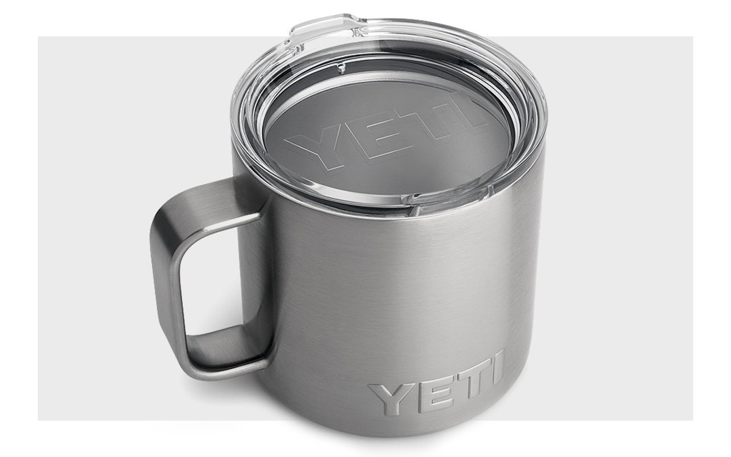 Yeti Rambler 14oz Travel Mug Holiday 50/50
