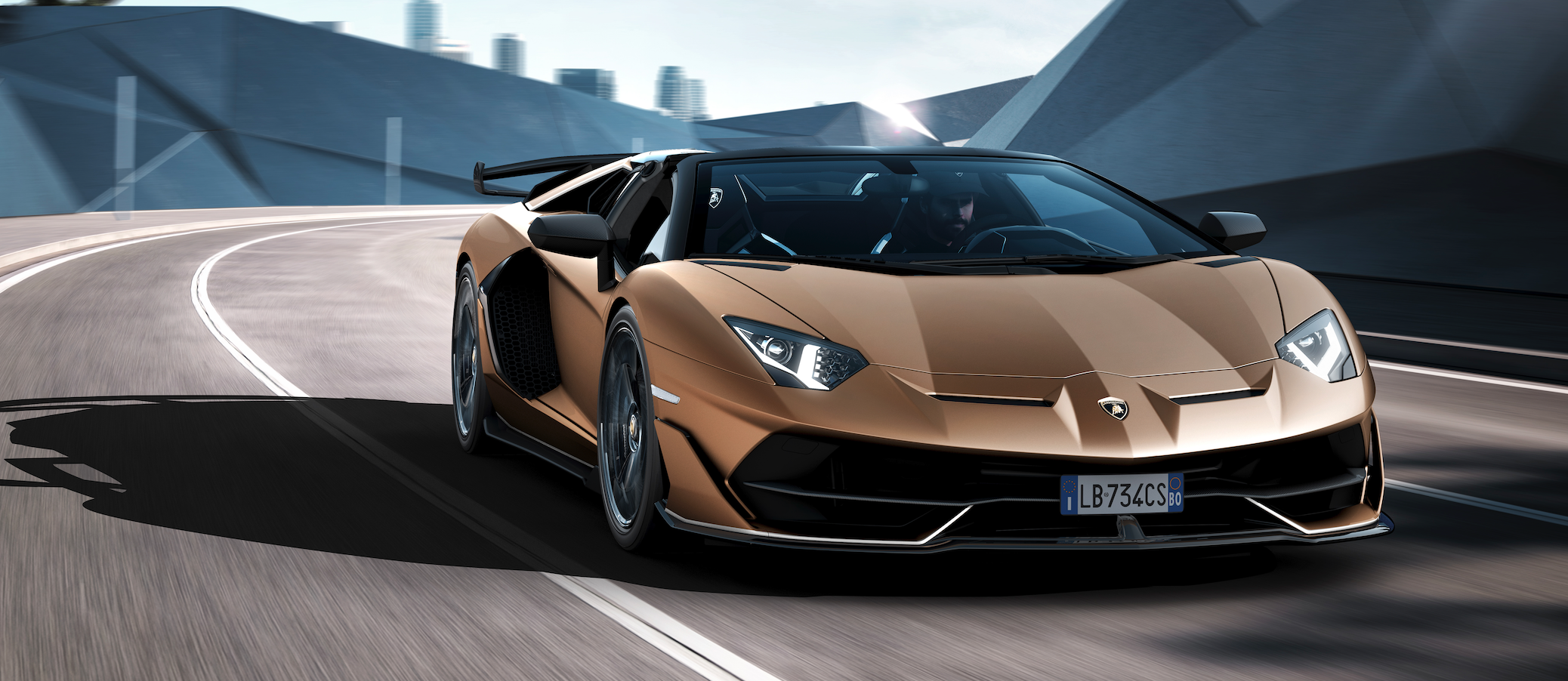 Automobili Lamborghini launched the Aventador SVJ Roadster at the 2019 Geneva Motor Show. (Lamborghini) 