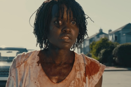 Lupita Nyong'o in a still from the IMDB.com trailer of Jordan Peele's "Us" (IMDB)