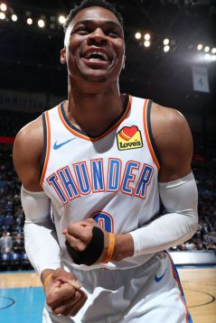 Russell Westbrook. (Zach Beeker/NBAE via Getty)