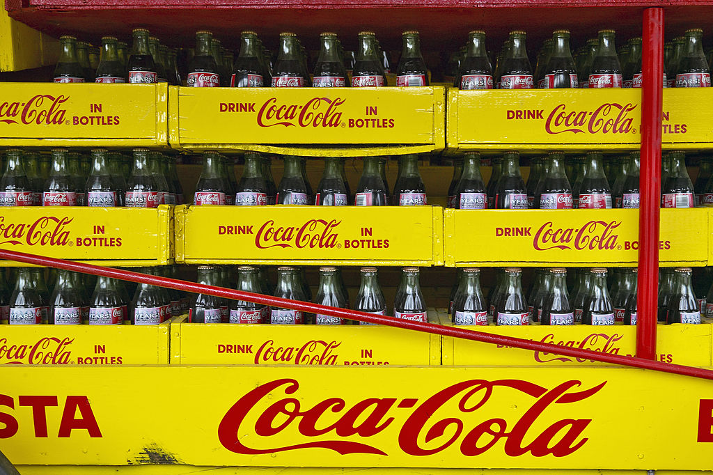 Old Coca-Cola soda wagon. (Getty Images)