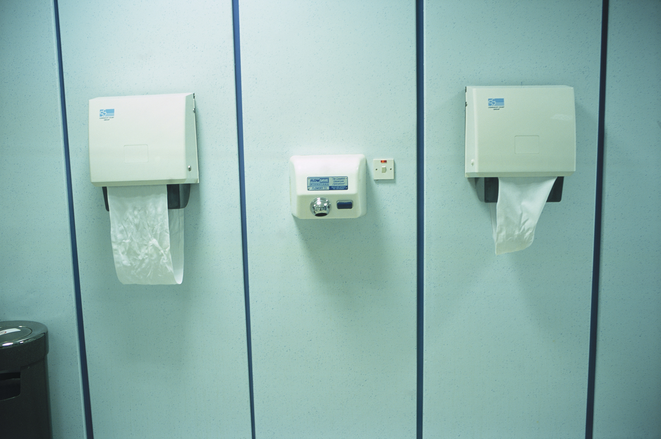 Towels and hand dryers