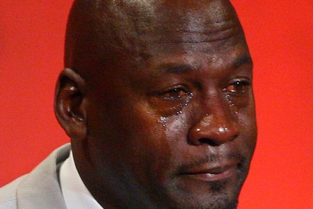 The world is one big Crying Jordan meme