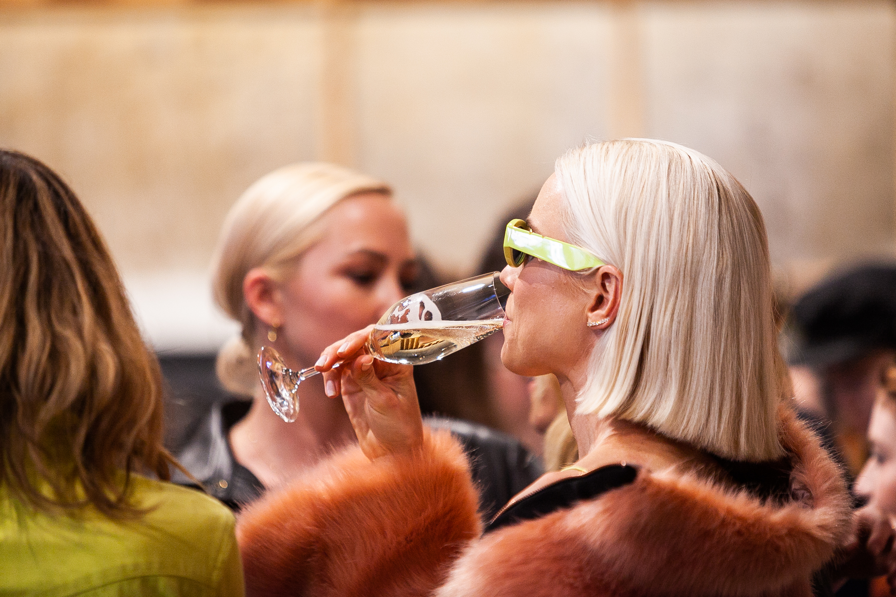 Woman drinking