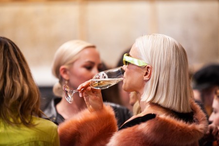 Woman drinking