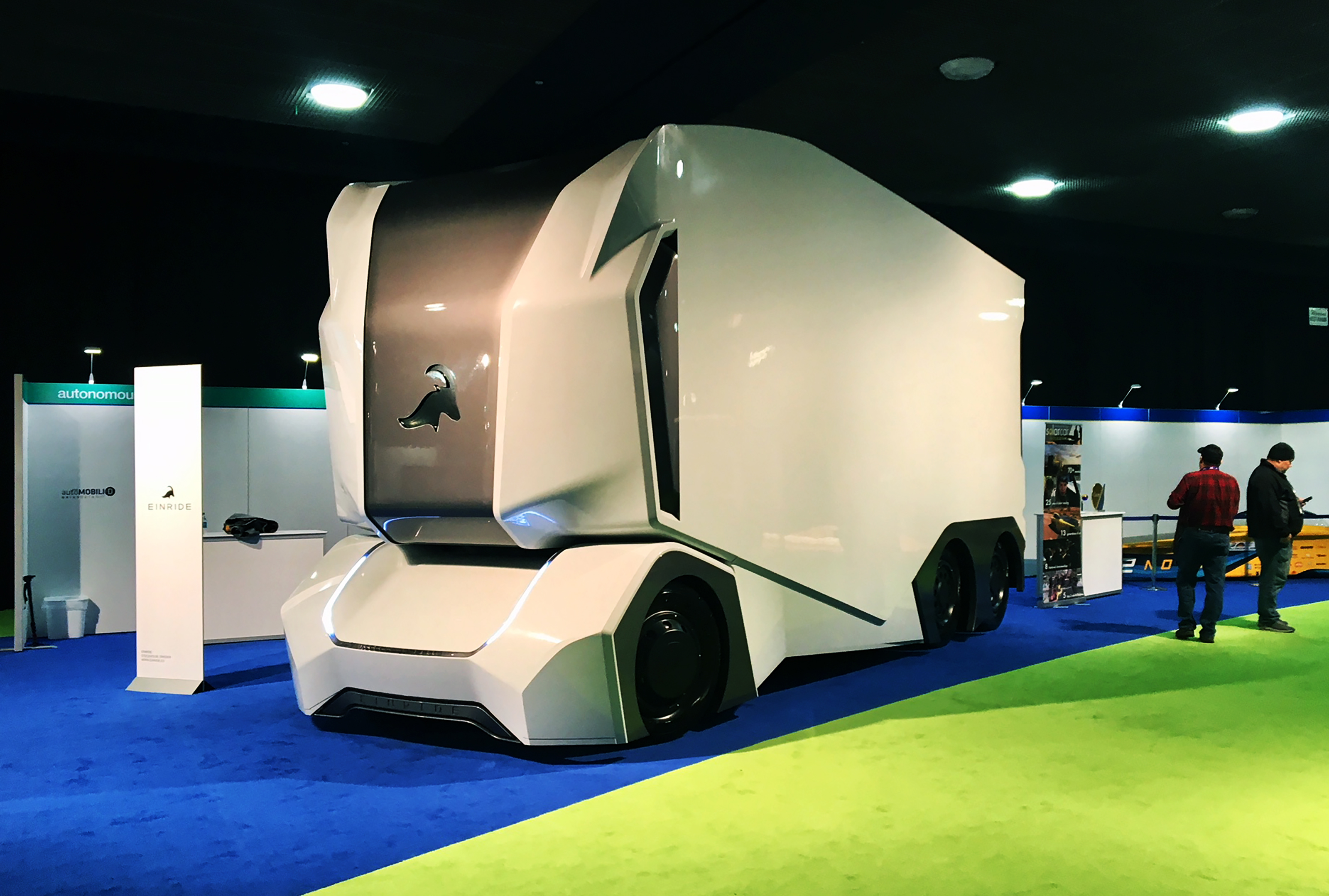The Einride T-Pod hit public roads in Sweden on Wednesday