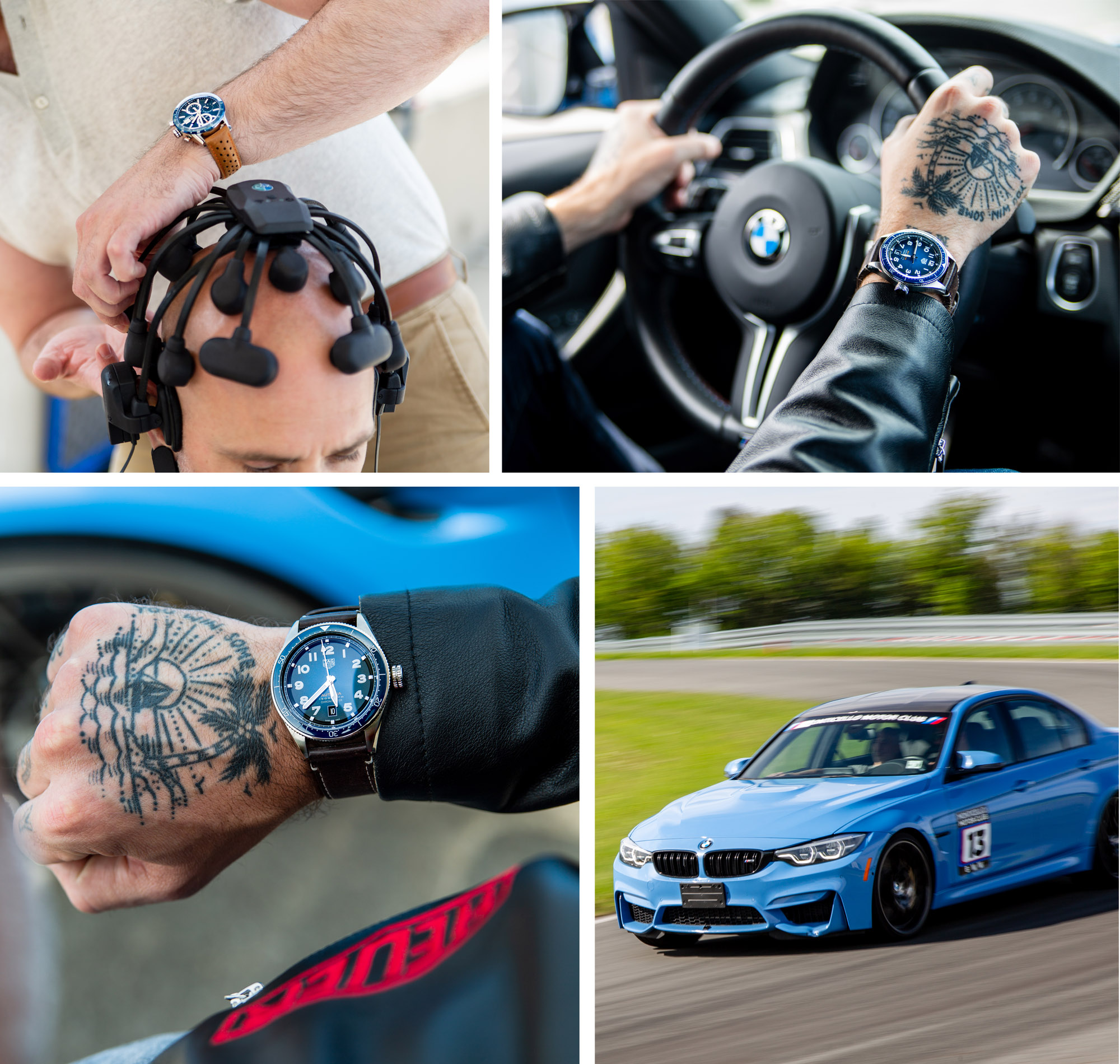 TAG Heuer Autavia Science of Performance Monticello Race Track EEG