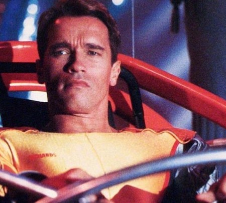 Schwarzenegger dystopian future in 2019