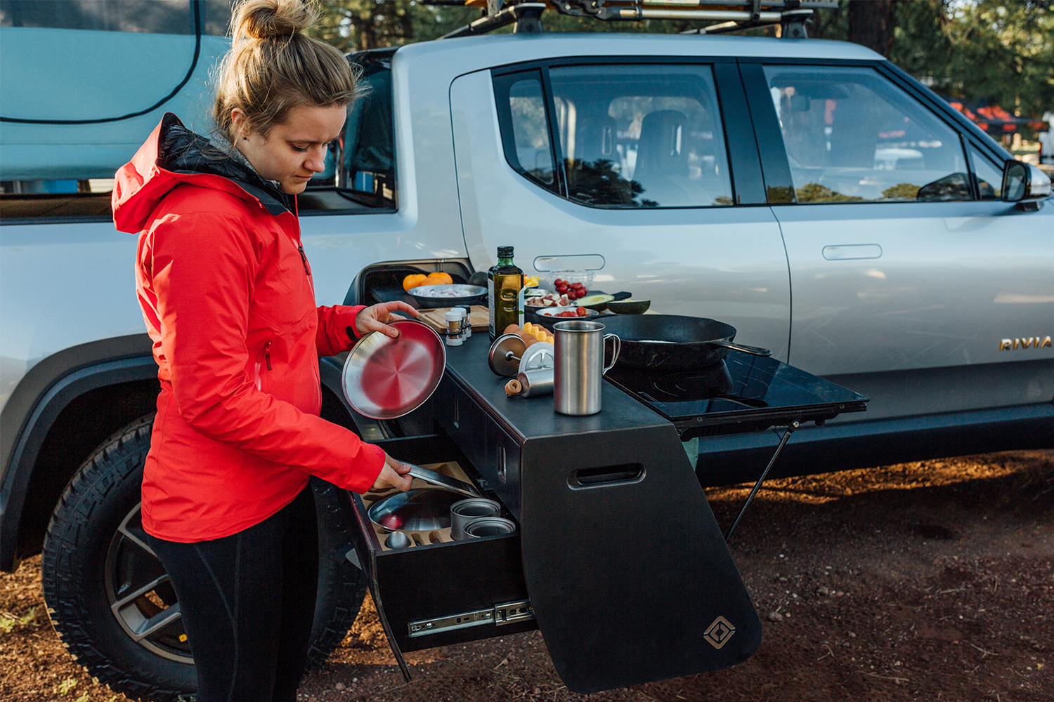 Rivian R1T Electric Pickup Truck at Overland West