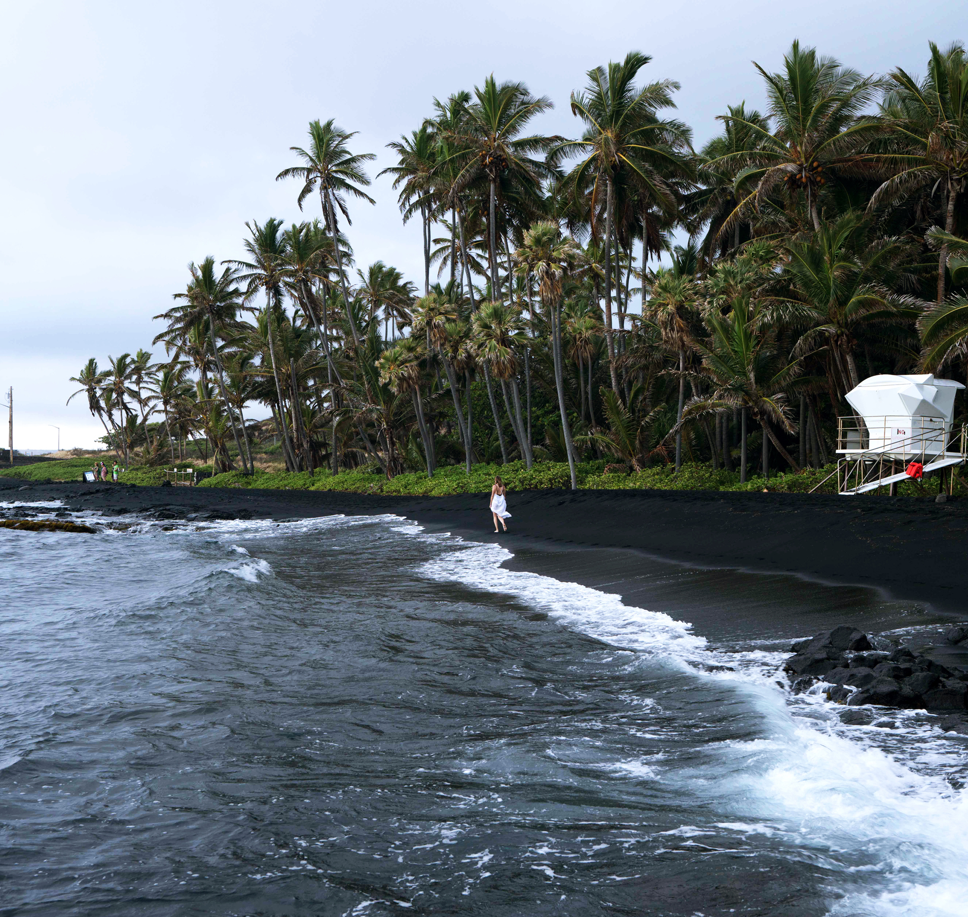 Punaluʻu Black Sand Beach Hawaii