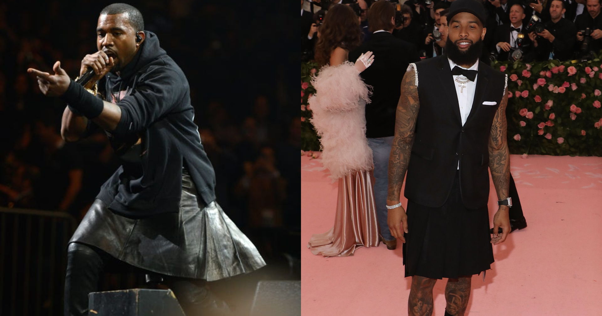 Man Skirts are in, just take it from these gents