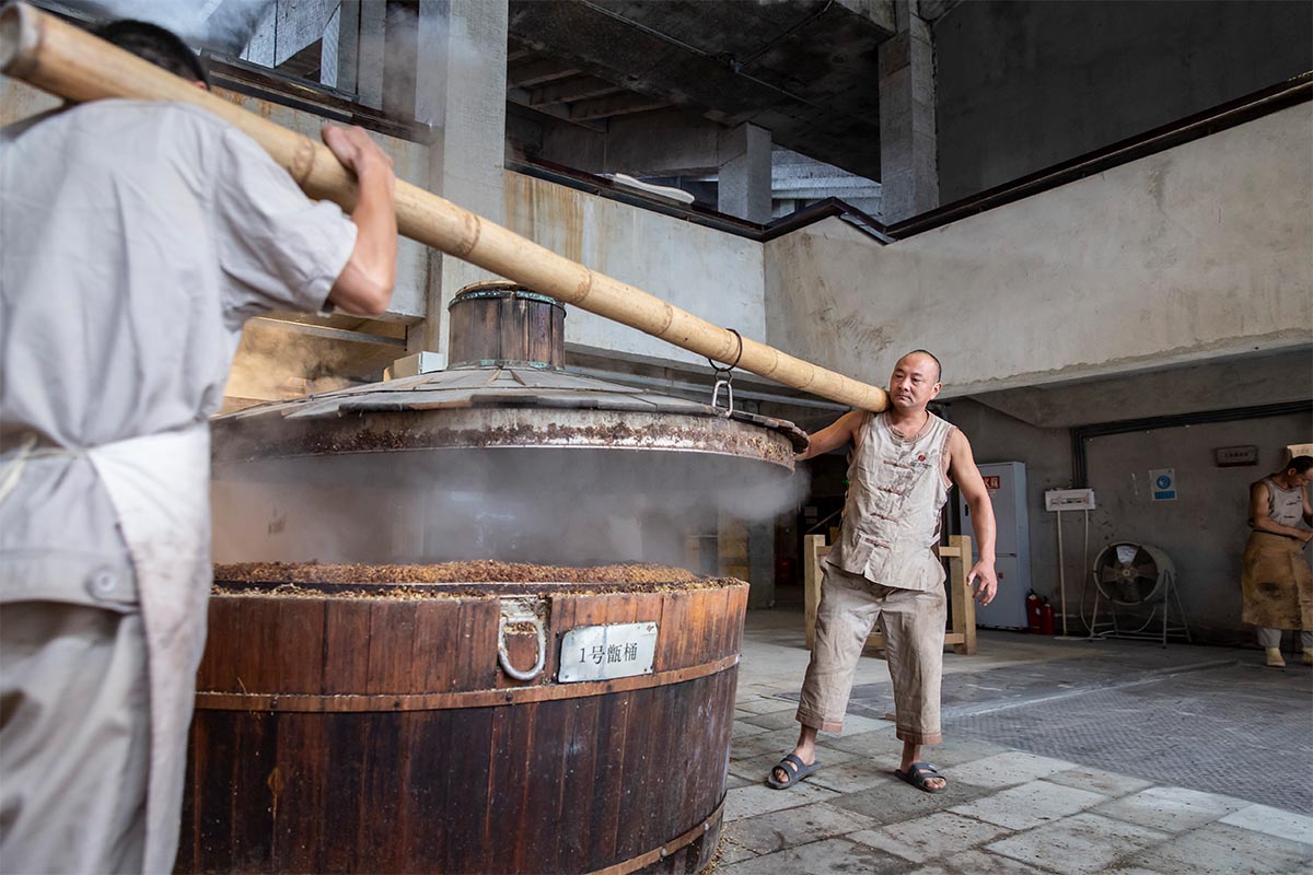 Baijiu production
