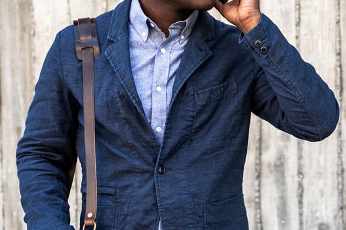 Relwen Linen Trap Blazer