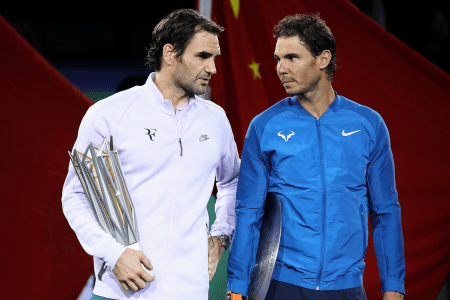Roger Federer and Rafael Nadal