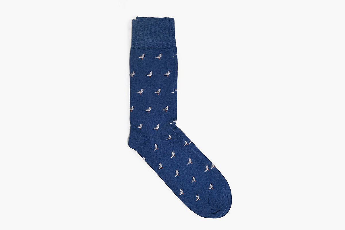 Corgi Cotton Blend Seagull Socks