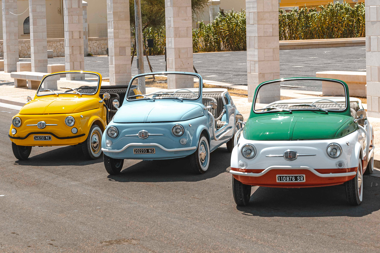 How to Rent an Electric Fiat 500 Jolly From Hertz Italy