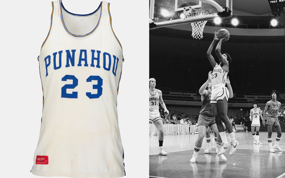 Obama's High School Basketball Jersey