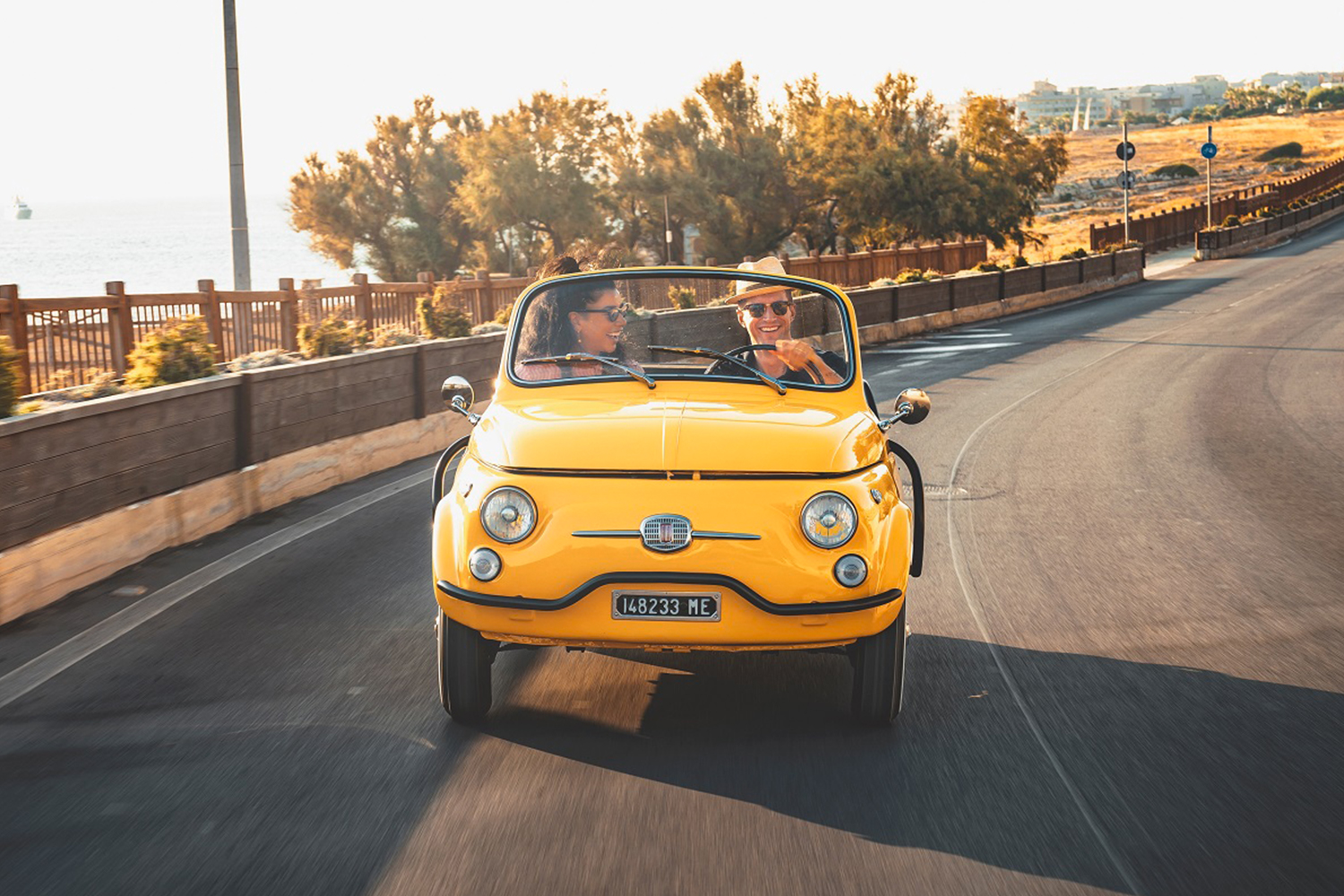 Rent Electric Fiat 500 Jolly From Hertz Italy and Garage Italia