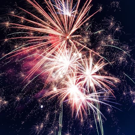 Fourth of July fireworks