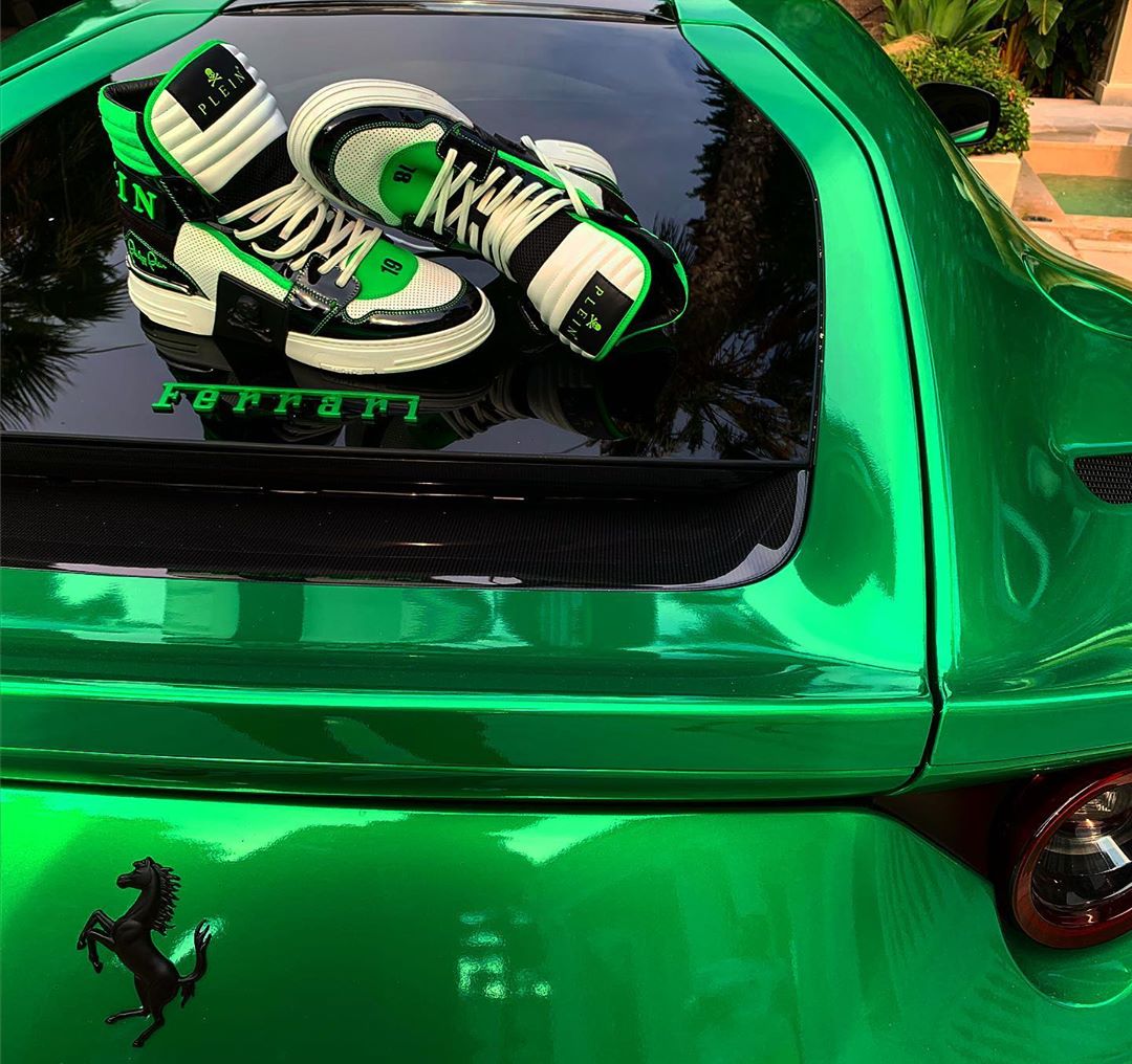 Ferrari and shoes
