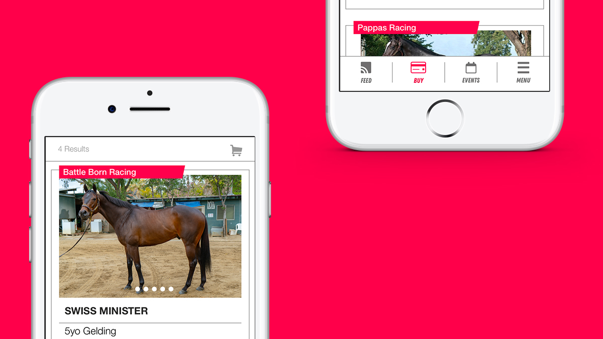 The MyRacehorse app. (MyRacehorse)