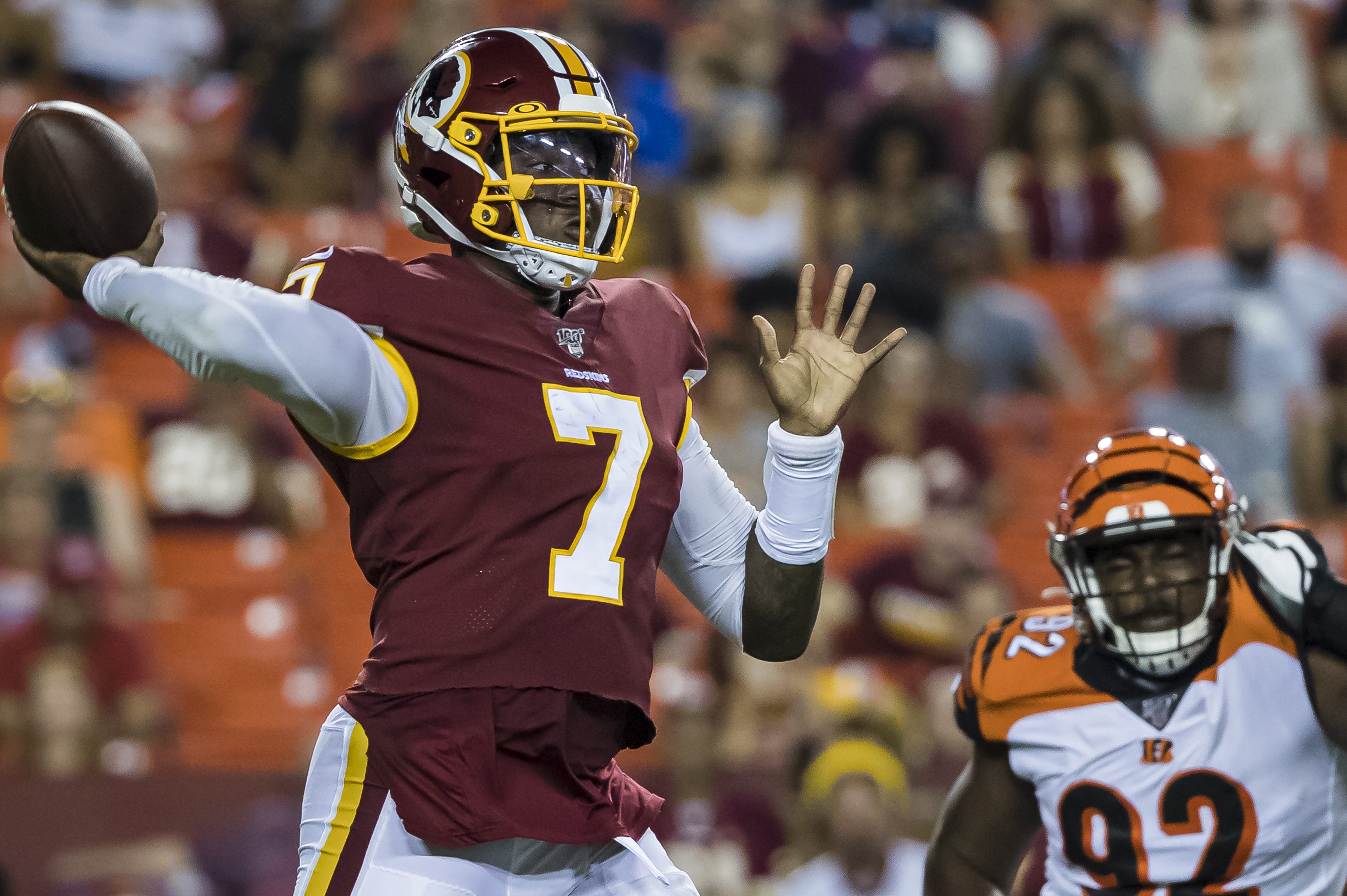 Washington's Dwayne Haskins Flashes With Deep TD in Preseason