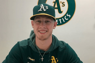 Fan Who Hit 96 MPH on Radar Gun Strikes Out Side in A's Debut