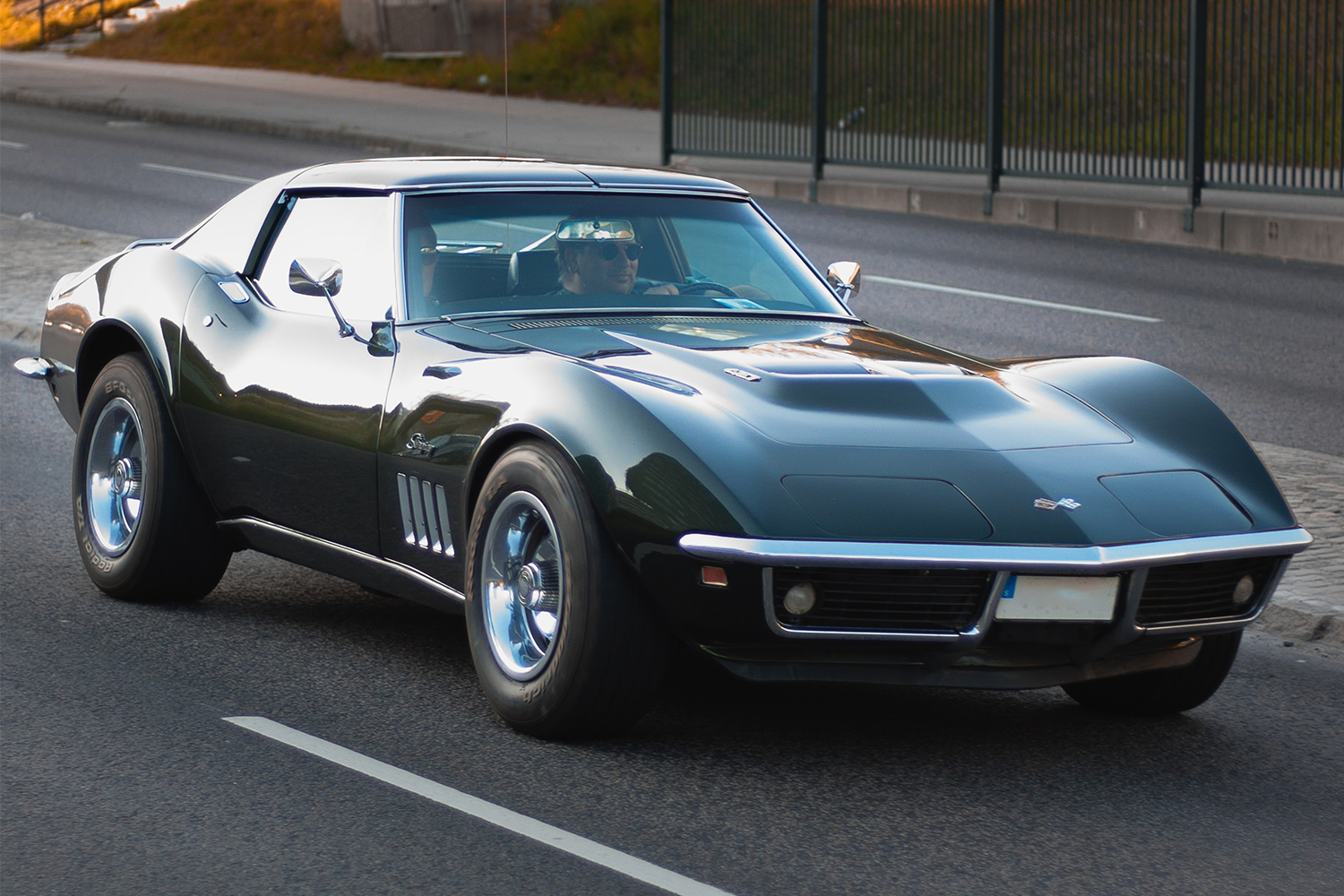 A vintage Corvette Stingray, a dream car for many drivers