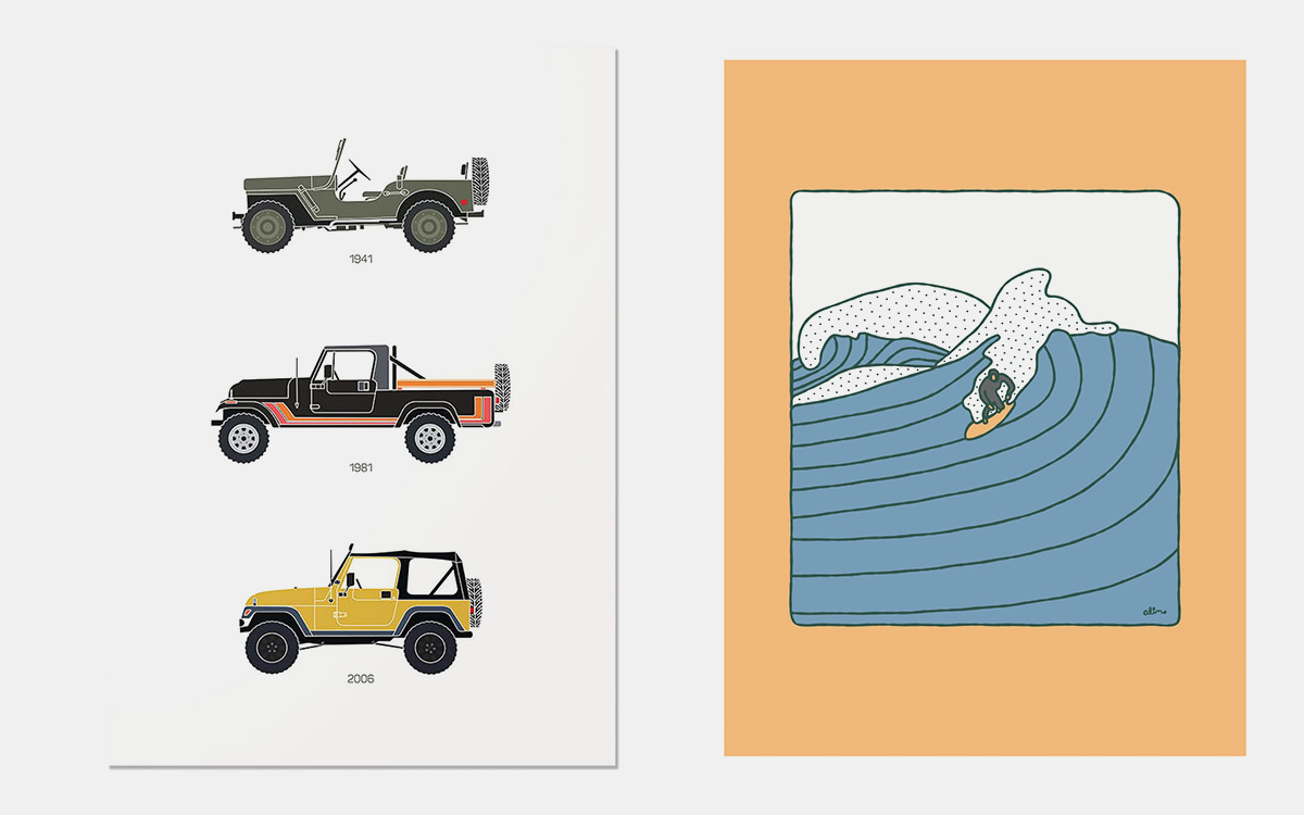 Huckberry Prints Gallery