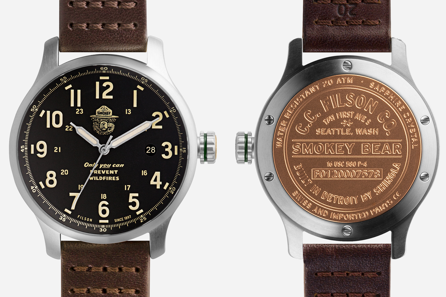 Shinola Filson Smokey Bear Watch