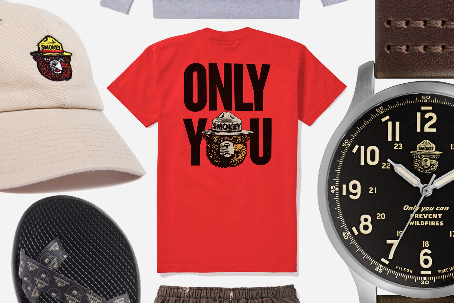 Smokey Bear Filson, Noah, Shinola and Chaco Collections