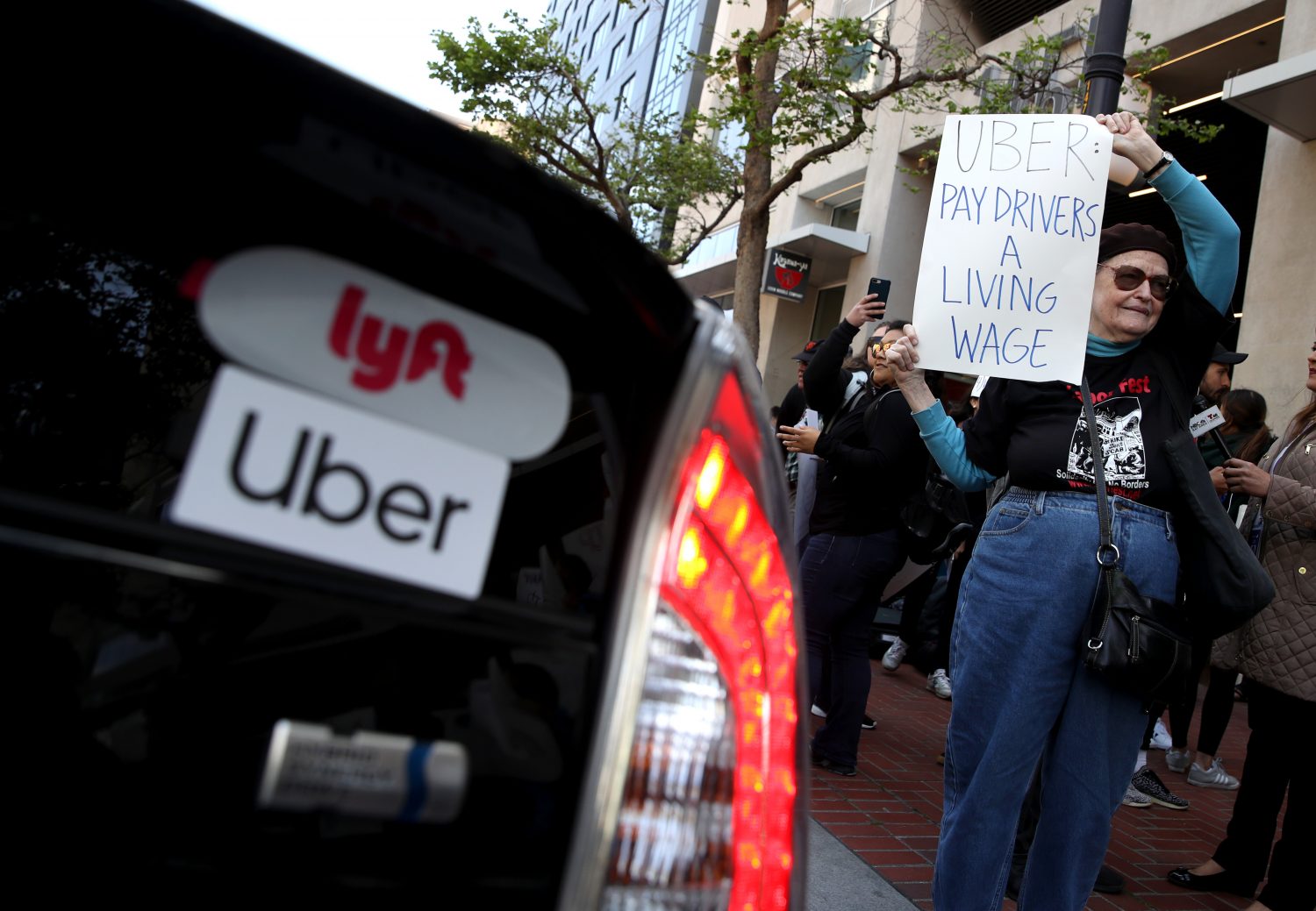 Uber protest
