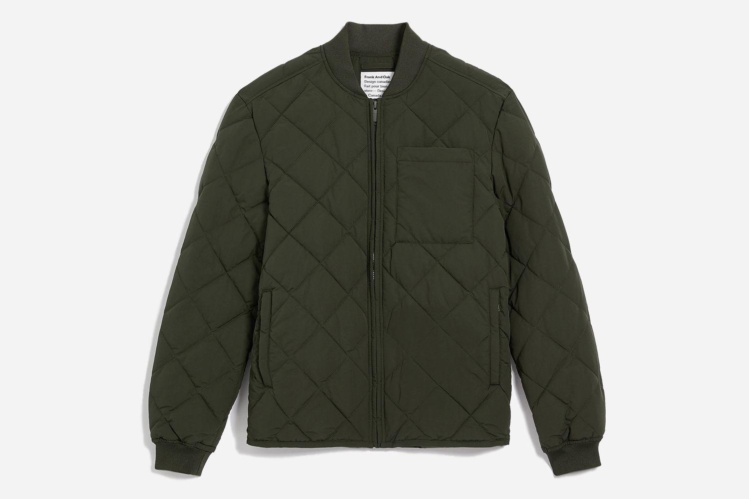 Frank And Oak Skyline Bomber Puffer Jacket