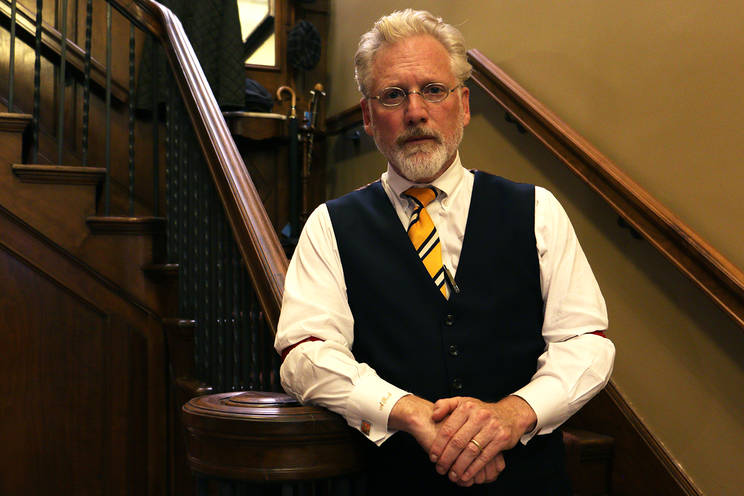 Anthony Andler of Heimie's Haberdashery in St. Paul, Minnesota