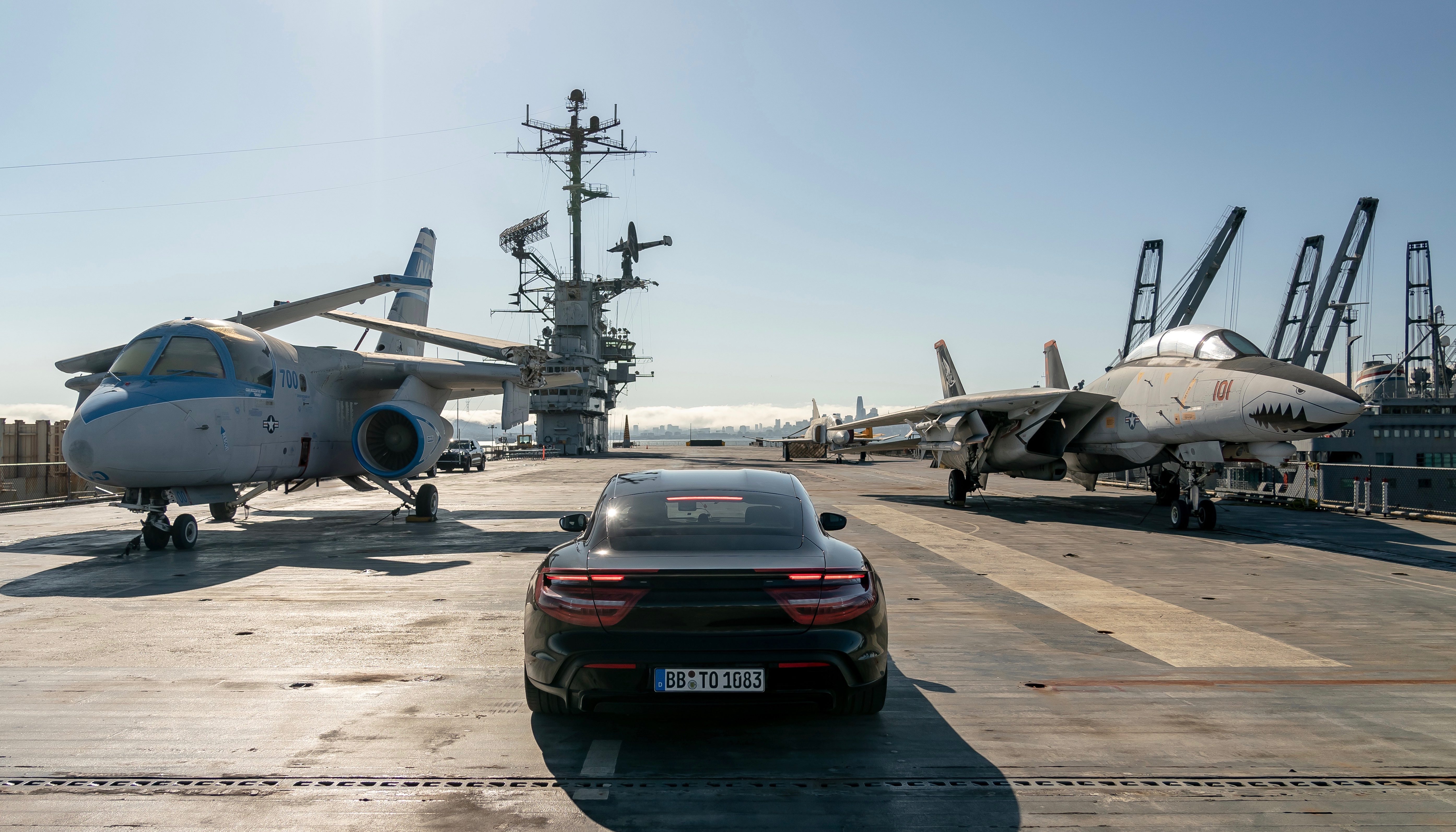 See an All-Electric Porsche Do 0-90-0 on an Aircraft Carrier