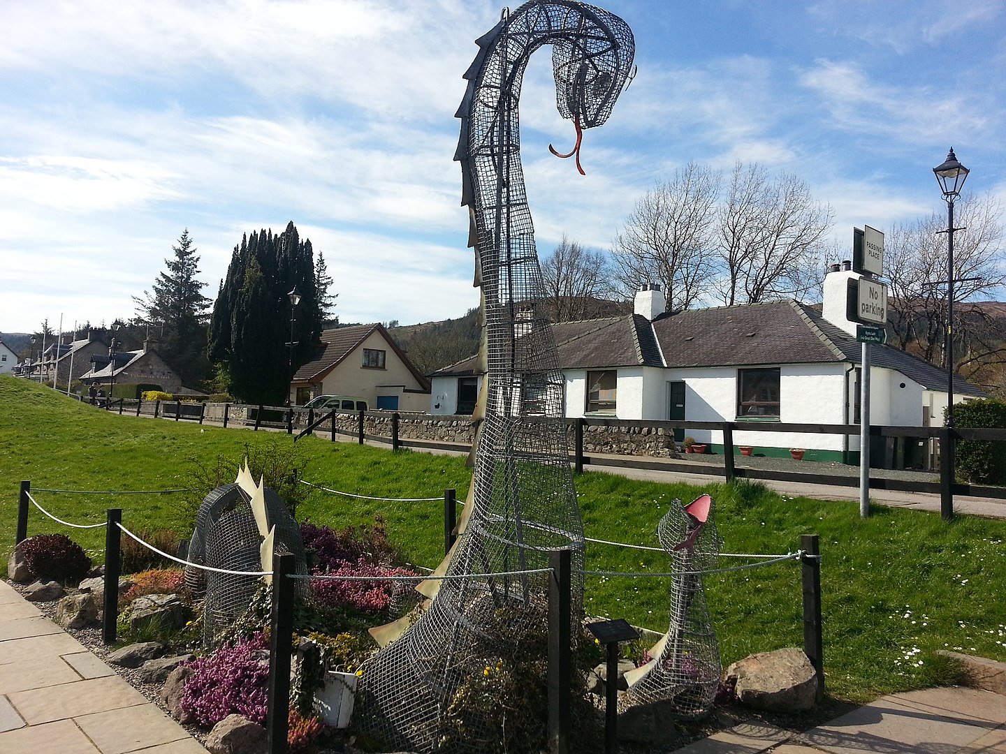 Loch Ness Monster scupture