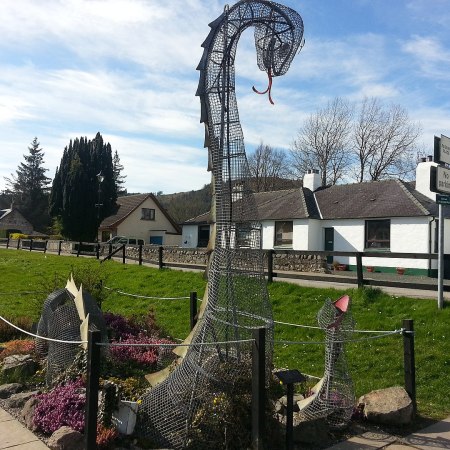 Loch Ness Monster scupture