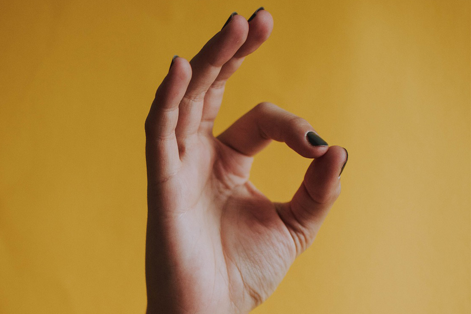 OK Hand Gesture Symbol