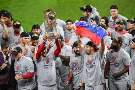 The Washington Nationals shocked the world. (Photo by Toni L. Sandys/The Washington Post via Getty Images)