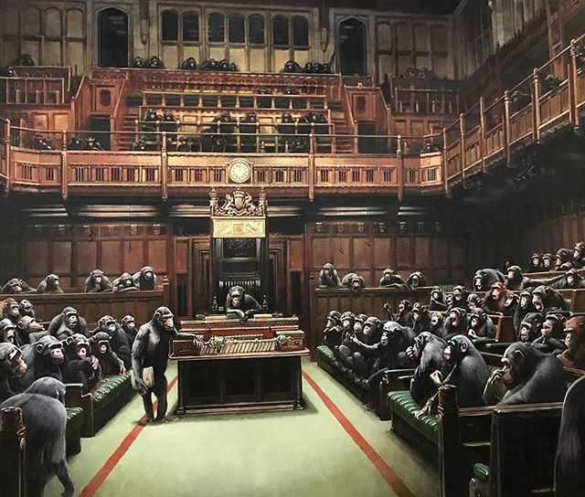 Banksy painting