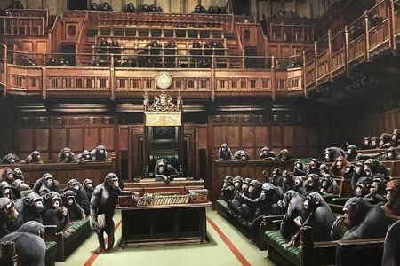 Banksy painting