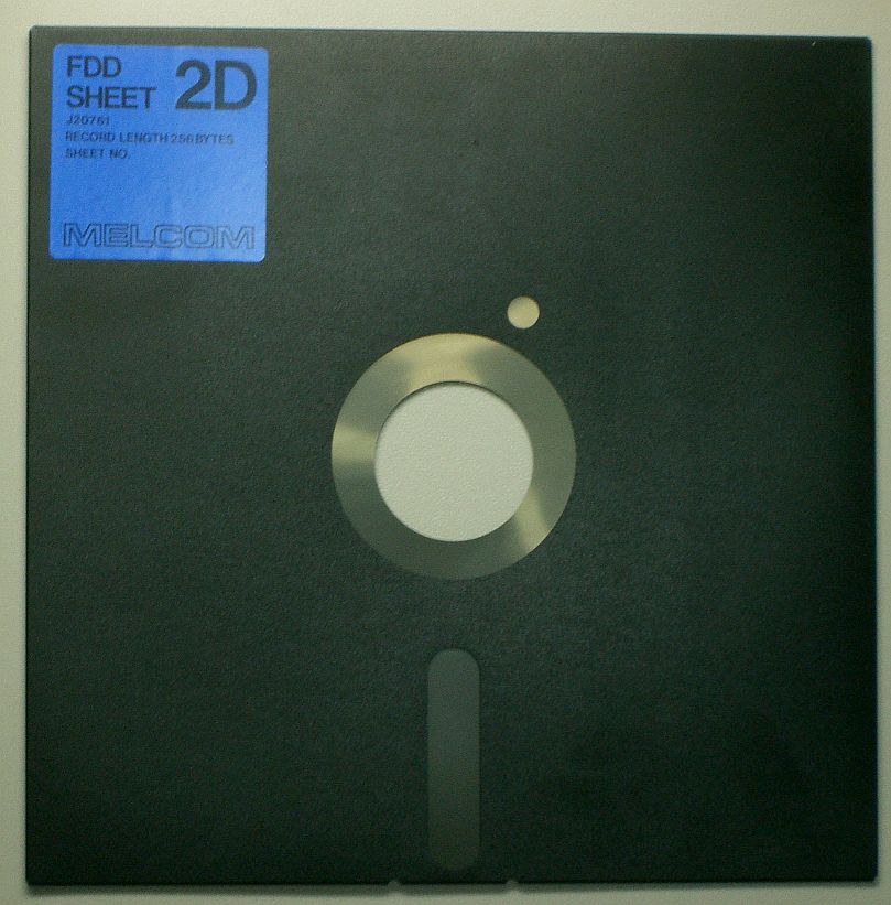 Old floppy disk