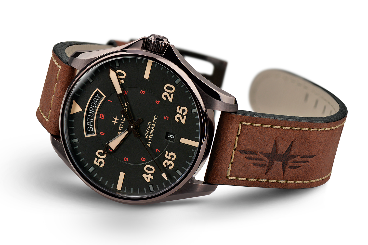 Hamilton Watch Company Khaki Pilot Day Date Auto