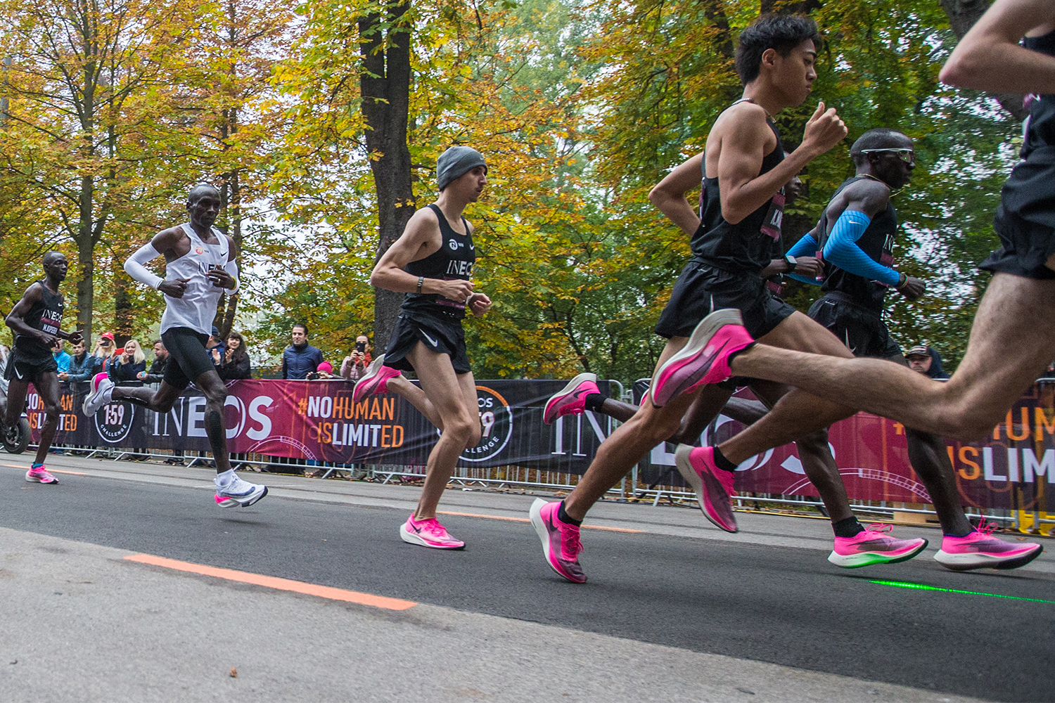 Eliud Kipchoge at the INEOS 159 Challenge