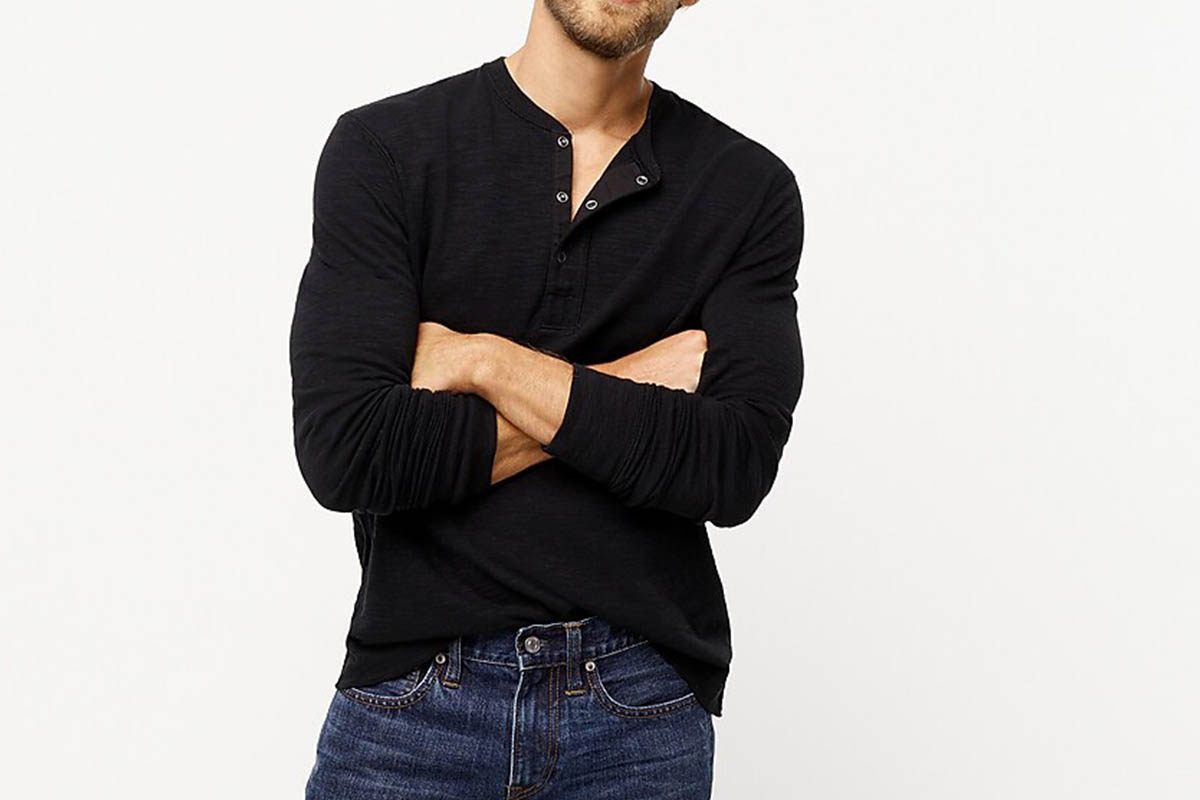 Double-Knit Henley