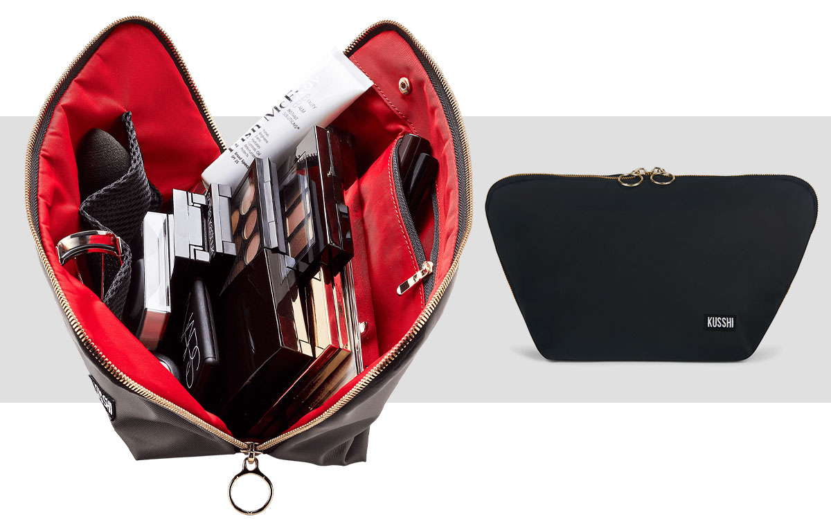 kusshi makeup bag holiday gift guide