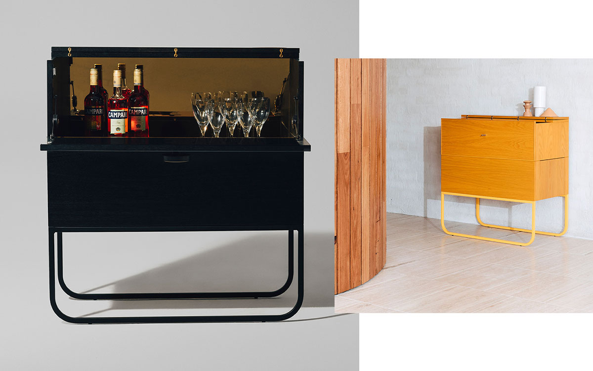 holiday gift ideas cocktails bartender barcart